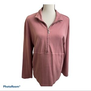 Tommy Bahama half zip pullover women sweater size 8/10